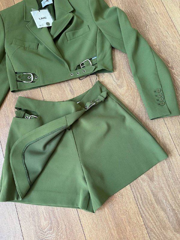 Кроп жакет и шорты Lime размер S 3
