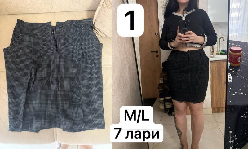 Юбка, вязанное платье, платья M/L