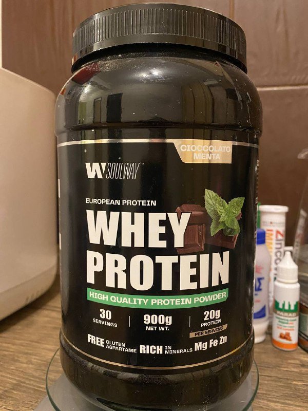 протеин сывороточный Soulway мята-шоколад 500 г