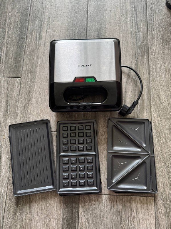 Гриль с тремя насадками