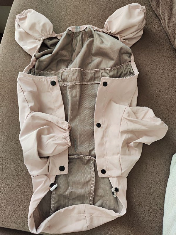 Плащ-комбинезон водоотталкивающий для собаки, плюшевый комбинезон