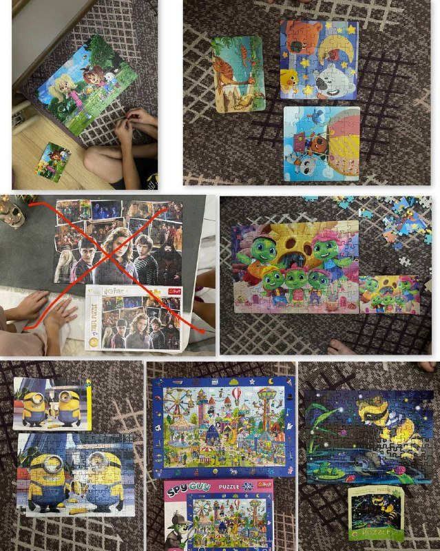 Пазлы, укулеле, конструктор майнкрафт, Lego creator, карточная игра, много маленьких игрушек 10