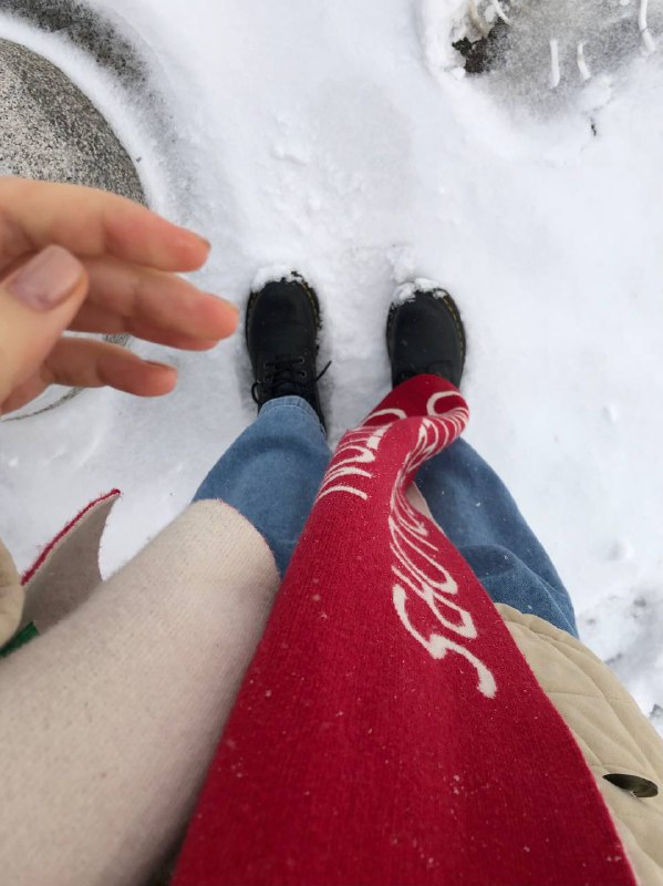двусторонний шарф benetton 5