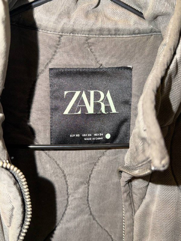 Стеганая куртка Zara размер XS 2