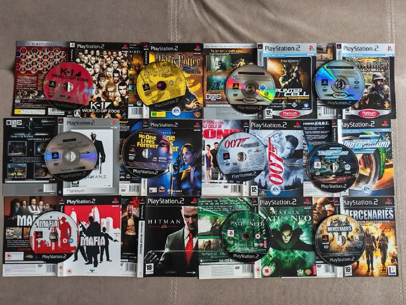Лицензионные игры на PS2 1