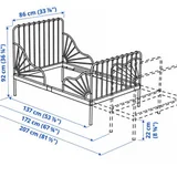 Детская кровать IKEA с матрасом 2