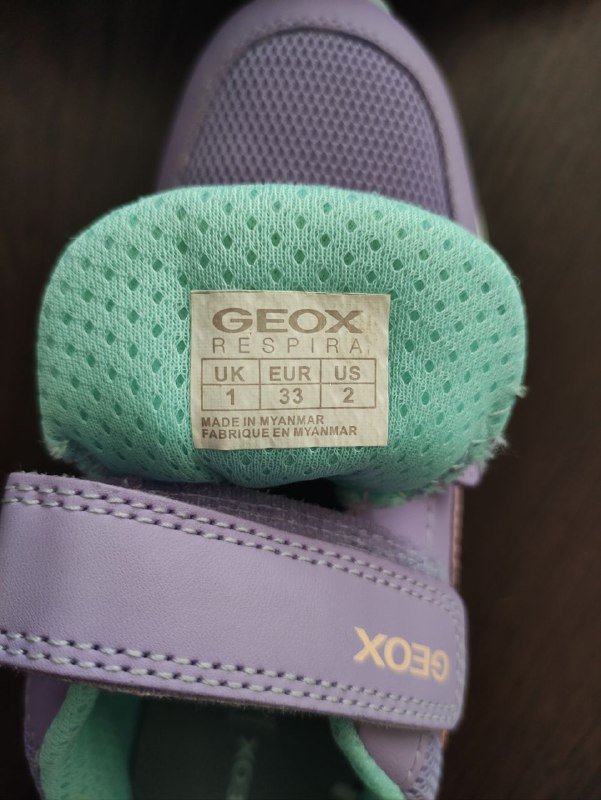 Детские кроссовки Geox размер 33 3