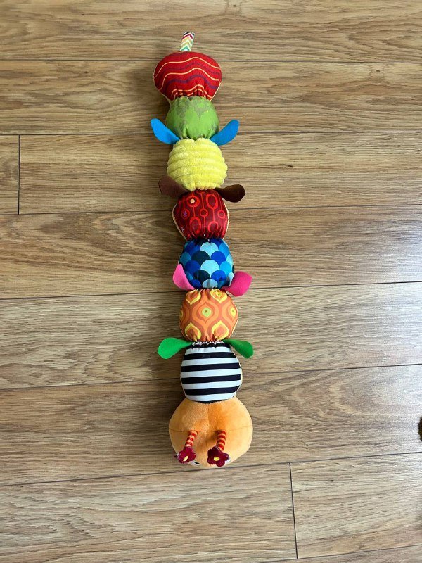 Гусеница шуршалка-погремушка 2