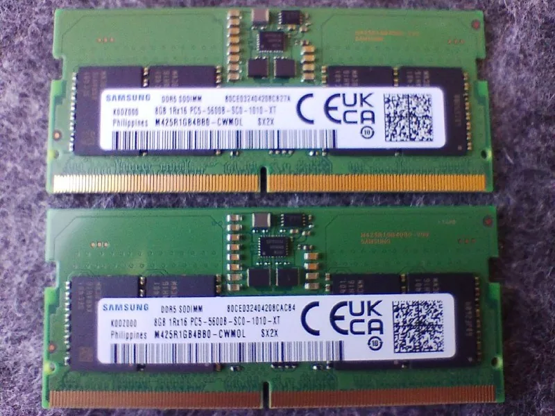 Оперативная память Samsung DDR5 для ноутбука