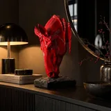 Red Horse Head Sculpture 2