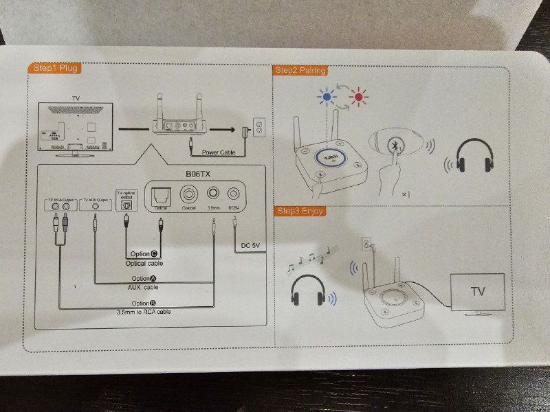 Bluetooth трансмиттер (передатчик) для ТВ и игровых консолей 4
