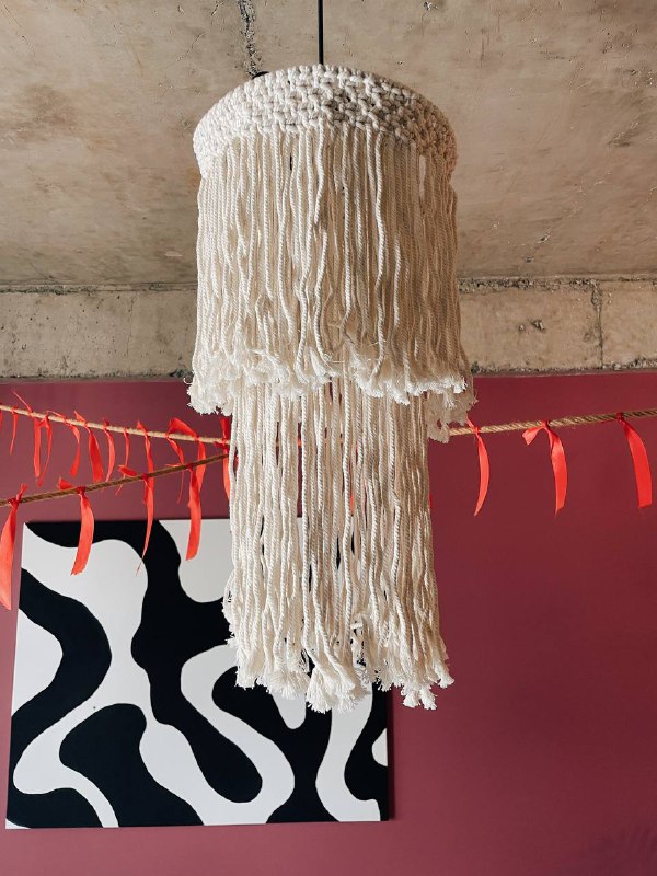 Кашпо среднее jysk, Кашпо маленькое Ikea, Коробка jysk, Гамак, Лампа, Розетки, Линзы criline D5, Абажур макраме 8