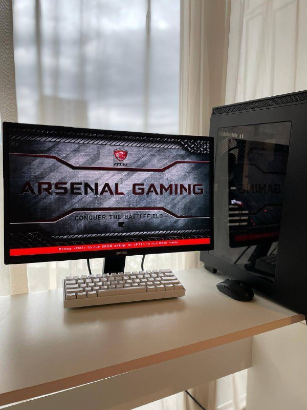 ПК Intel Core i5-7600K, GTX 1080 8ГБ, 32ГБ DDR4, SSD, HDD, монитор BenQ 23.8"