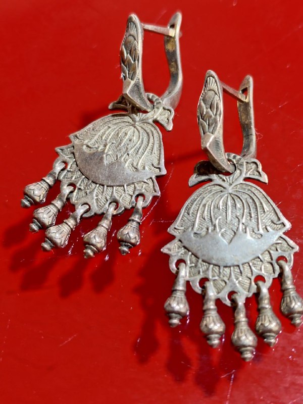 Винтажные серьги из серебра 925