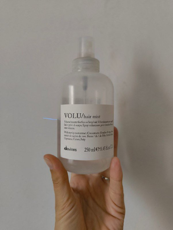 Davines Volu hair mist, Alfaparf кондиционер, Fructis бальзам-ополаскиватель