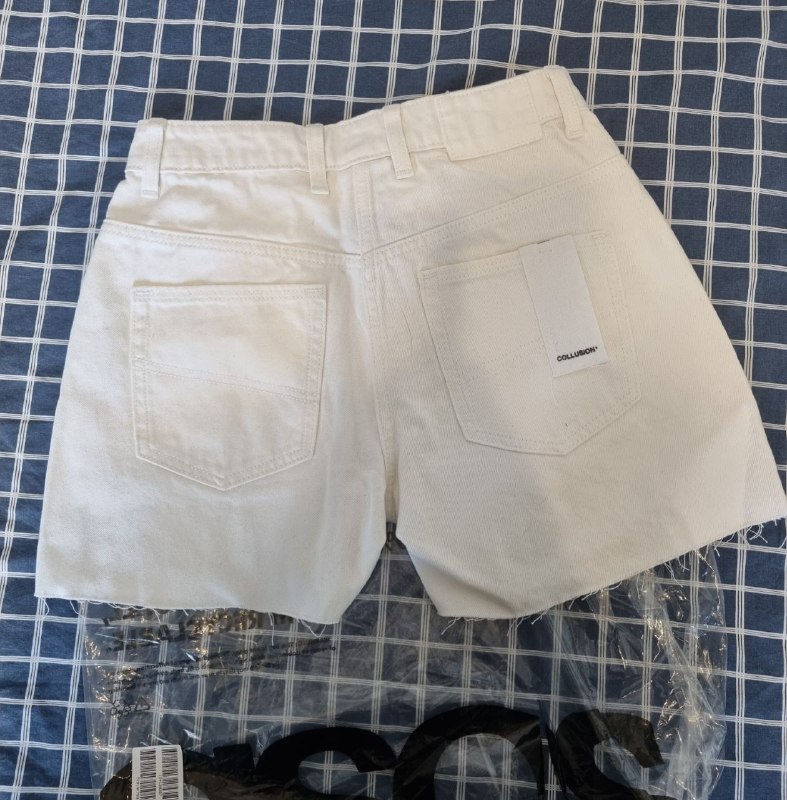 Хлопковые шорты ASOS белые новые 2