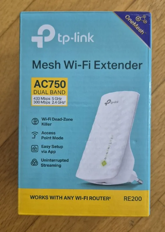 TP-Link RE200 AC750 Wi-Fi Extender 1