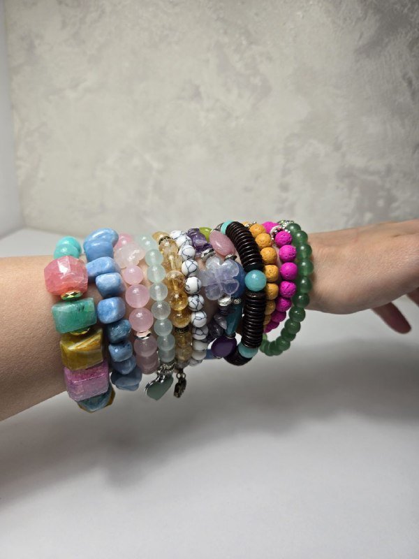 Браслеты, ожерелья, серьги из натуральных камней 3