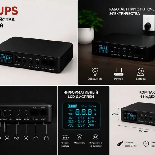 Mini UPS для роутера