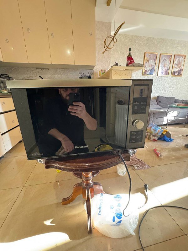 вытяжка Bosch, микроволновка и духовка Panasonic 3