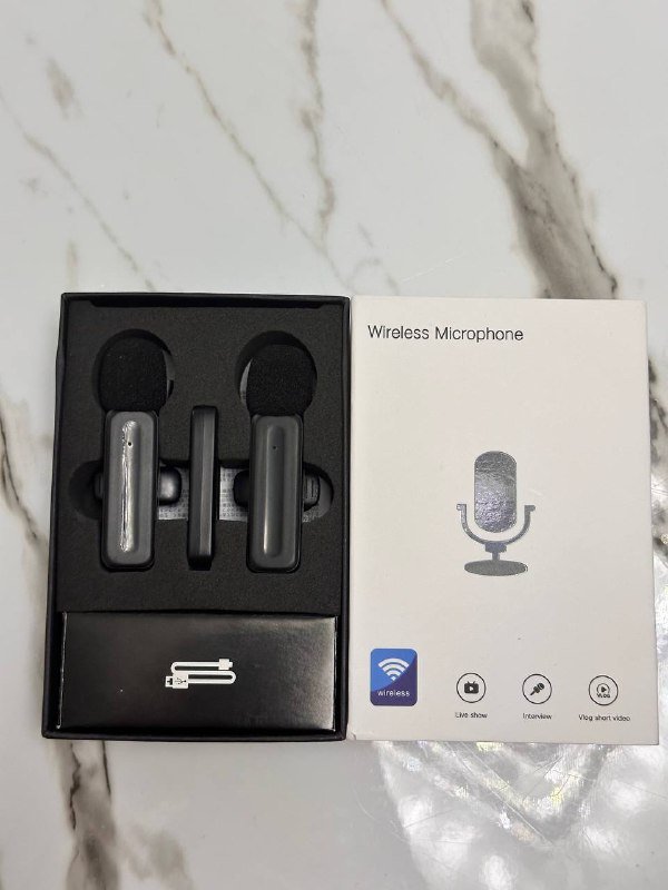 Беспроводные петлички микрофоны комплект