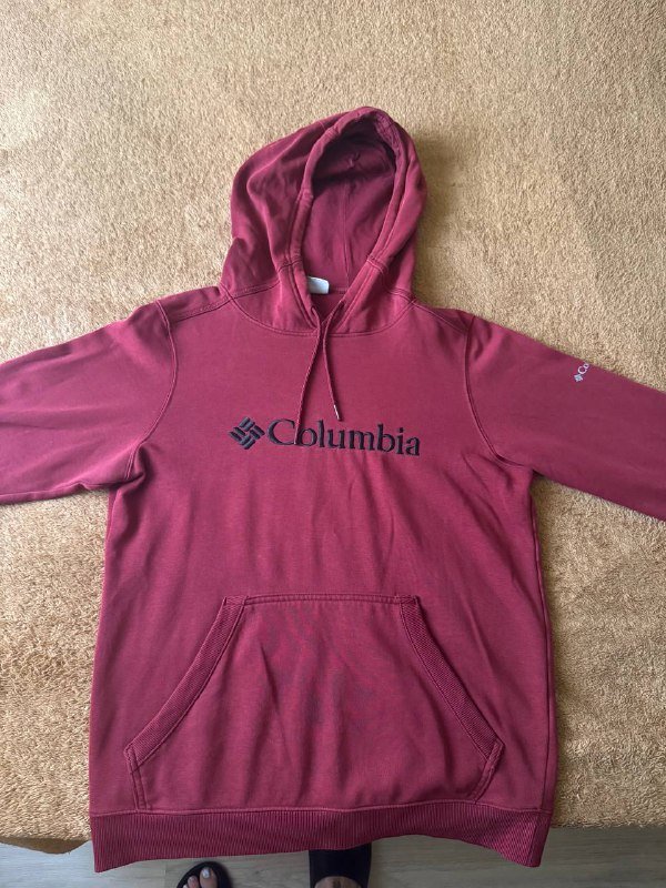 Толстовка Columbia размер S бордовая