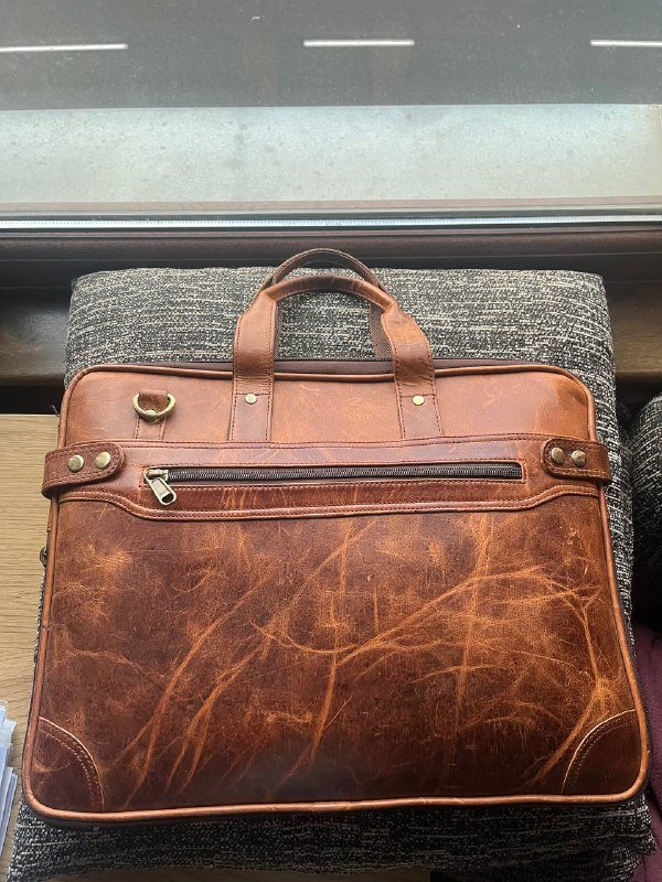 Сумка кожаная натуральная ручной работы 2