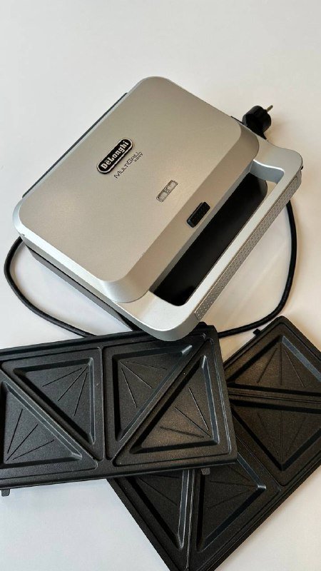 Вафельница-бутербродница DeLonghi SW12BC.S MultiGrill 3