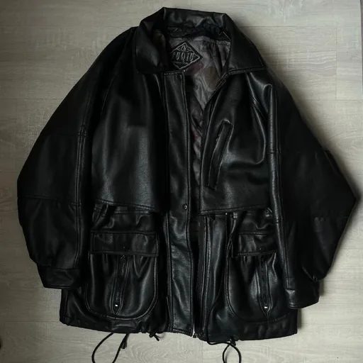 Faux leather jacket