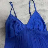 Брюки Zara, джинсы Stradivarius, брюки Pruva, синий сарафан 9