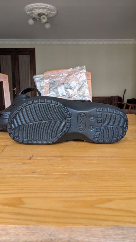 Crocs на платформе W10 женские черные 4