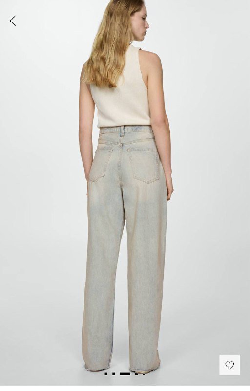 Джинсы MANGO высокие свободные 36 размер 2