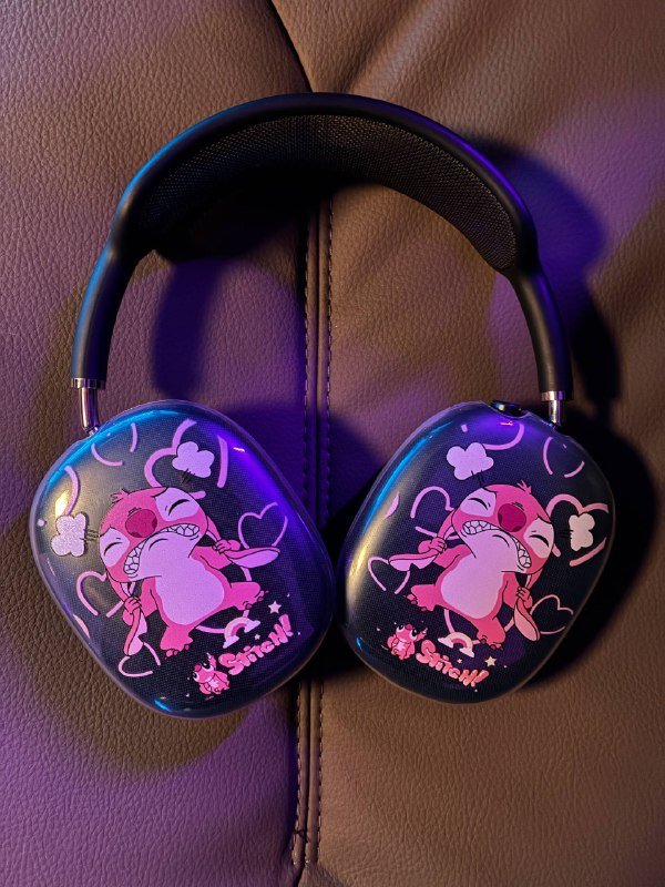 AirPods Max2 с чехлами стич