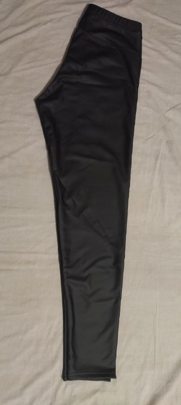 Лосины из матовой ЭКО кожи с утеплителем размер М