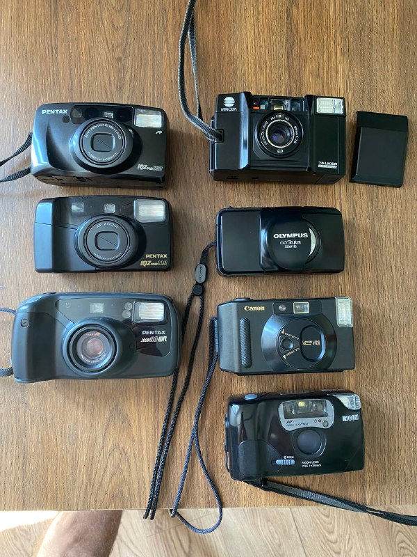 Пленочные фотоаппараты Pentax, Minolta, Olympus, Ricoh, Canon