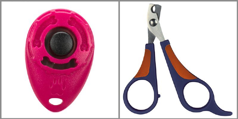 Кликер для собак Trixie, Ножницы для стрижки когтей Trixie
