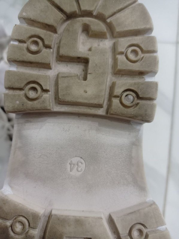 Белые женские ботинки размер 34 4