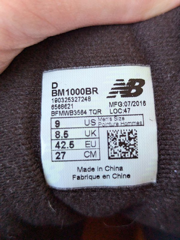 ботинки New Balance 1000 утеплённые, размер 42.5 EU 5