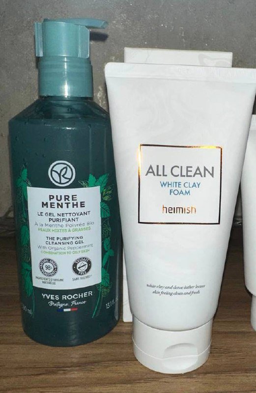 Пенка с белой глиной, Гель для умывания Yves Rocher