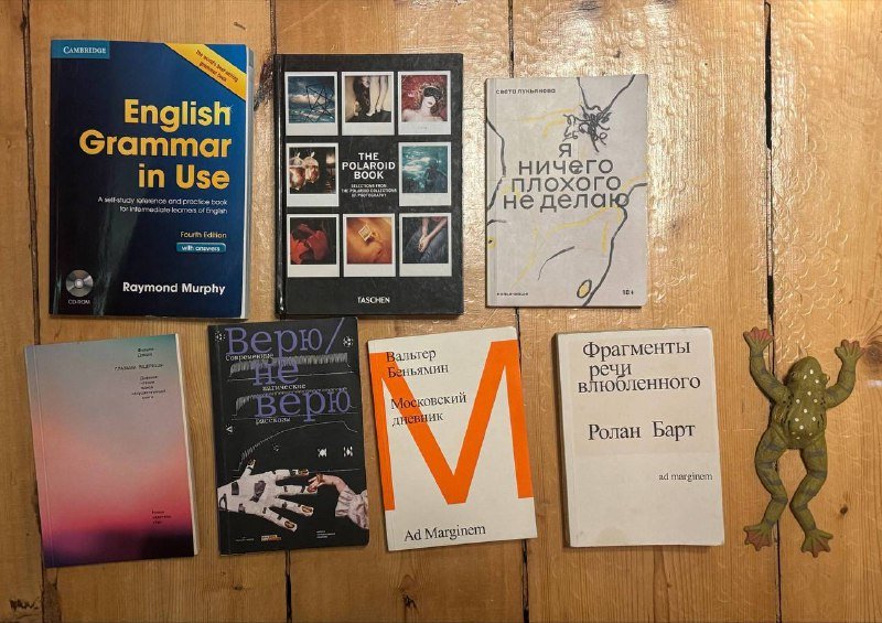 книги: the polaroid book, верю-не верю, я ничего плохого не делаю и др.