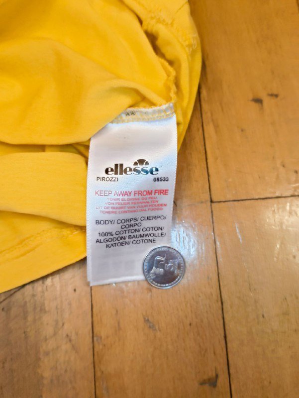 Футболка Ellesse 1959 желтая XXL (маломерит на L) 3