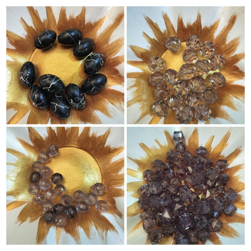 Набор бусин, леска, стразы, цепочка и магнитные застёжки для сумки 3