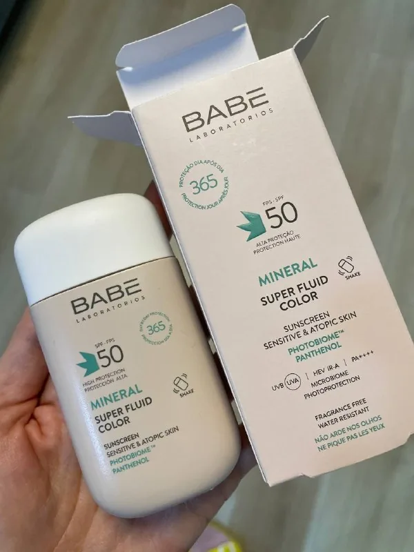 Солнцезащитный флюид BABE с оттенком