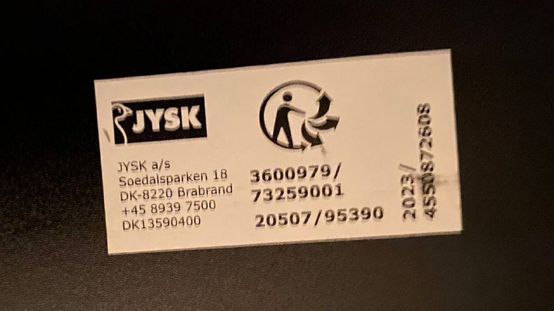 Компьютерный стол Jysk, компьютерное кресло 6