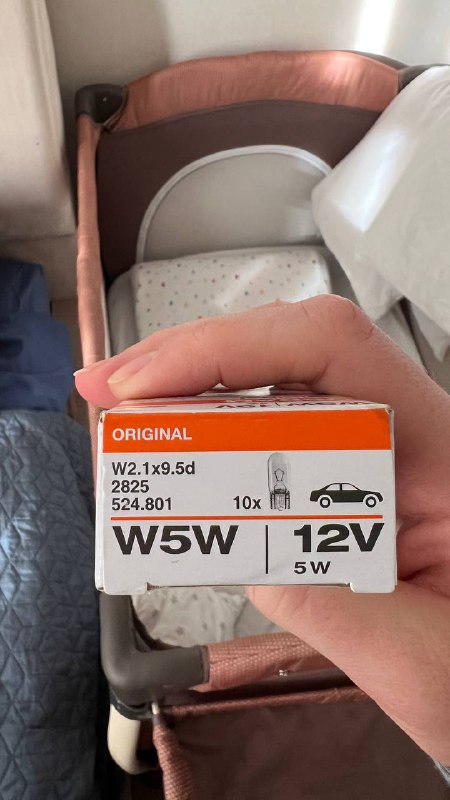 Лампочки автомобильные OSRAM W5W, 10 шт 4