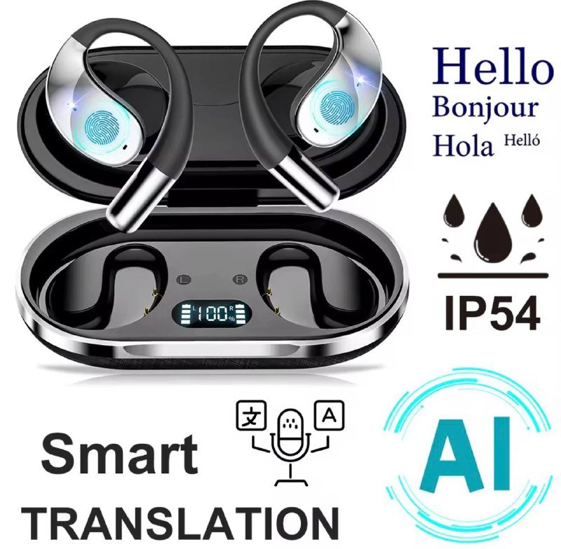 Smart Translation AI Earbuds 144 языков