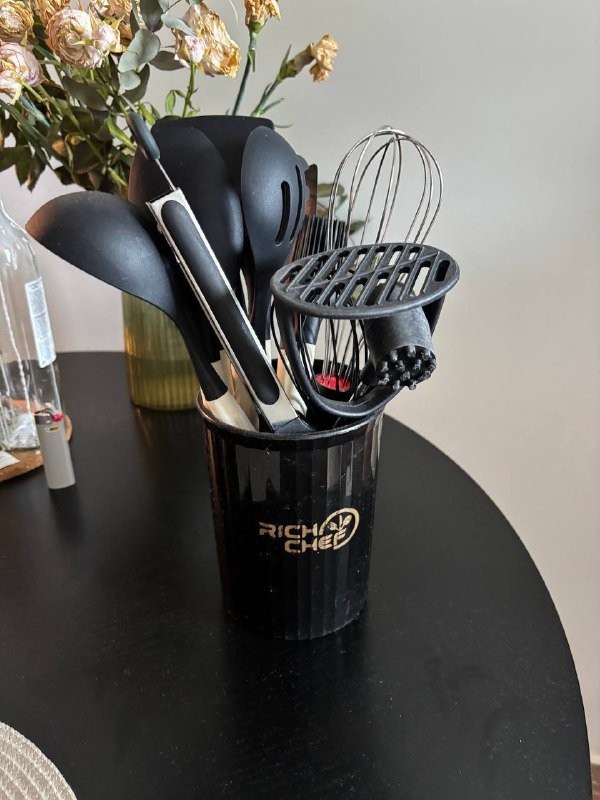 Бокалы, терки, мерные емкости, кухонная утварь, кастрюля, набор для напитков, миксер 3