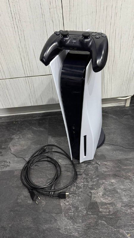 PlayStation 5 (PS5) дисковая версия, геймпад, подставка, провода