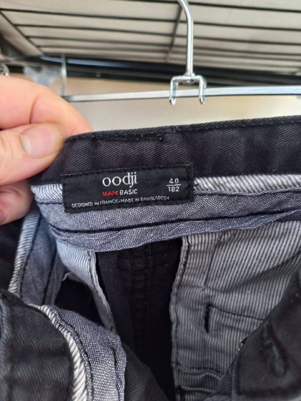 Мужские брюки oodji темно-синие размер 40/180 3