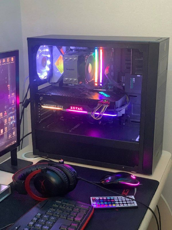 Игровой компьютер ПК с видеокартой Zotac 1080ti 2
